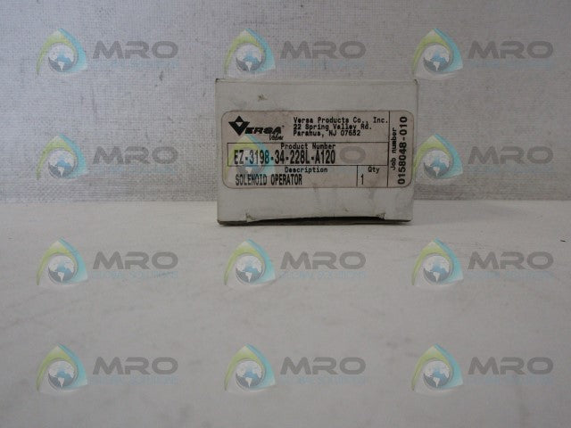 VERSA VALVE EZ-3198-34-228L-A120 SOLENOID OPERATOR *NEW IN BOX*