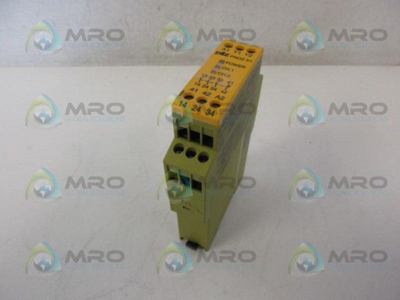 PILZ PNOZ-X1-24VAC/DC-3N/O-1N/C SAFETY RELAY *NEW IN BOX*