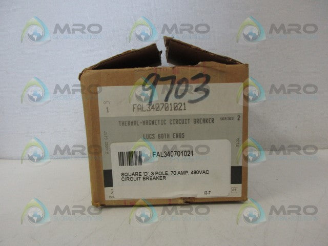 SQUARE D FAL340701021 CIRCUIT BREAKER *NEW IN BOX*