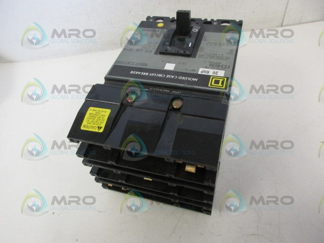 SQUARE D FC34030 MOLDED CASE CIRCUIT BREAKER *NEW NO BOX*