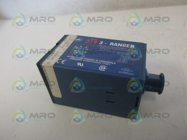 ATC 319D134Q1C TIME DELAY RELAY TIMER *USED*