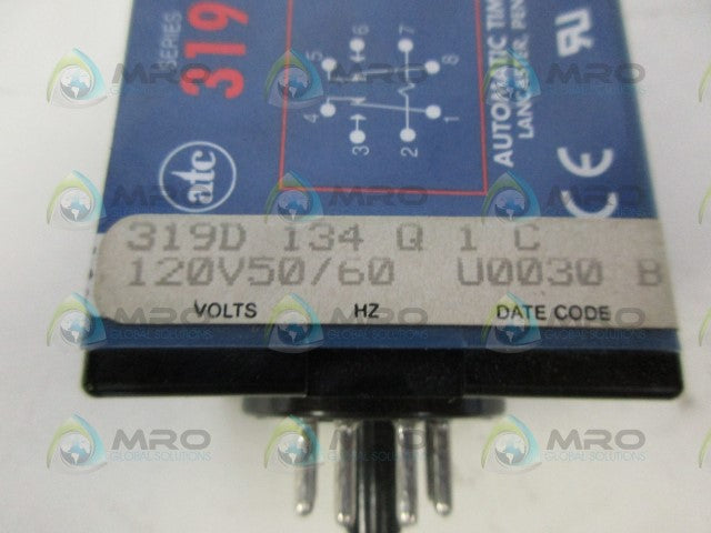 ATC 319D134Q1C TIME DELAY RELAY TIMER *USED*