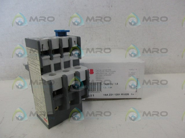 ABB TA25DU-1.8 1SAZ211201R1025 1.3-1.8A *NEW IN BOX*