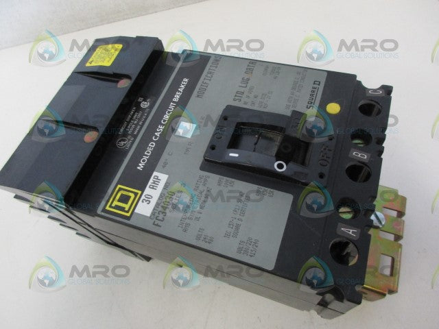 SQUARE D FC34030 30AMP 3POLE CIRCUIT BREAKER *NEW NO BOX*