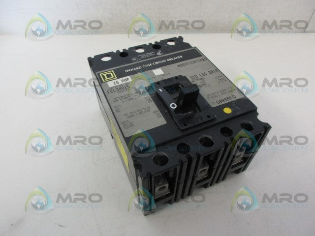 SQUARE D FCL34015 MOLDED CASE CIRCUIT BREAKER *NEW NO BOX*