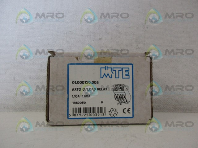MTE 01.000130.005 AXTO OVERLOAD RELAY *NEW IN BOX*