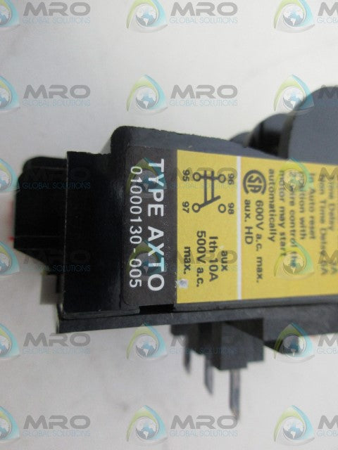 MTE 01.000130.005 AXTO OVERLOAD RELAY *NEW IN BOX*
