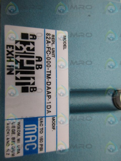 MAC 82A-FC-000-TM-DAAP-1DA SOLENOID VALVE *NEW IN BOX*