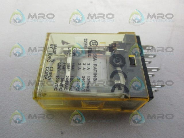 IDEC RY2S-U RELAY 24VAC *NEW NO BOX*