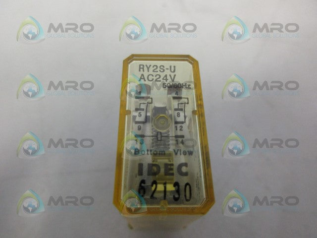 IDEC RY2S-U RELAY 24VAC *NEW NO BOX*