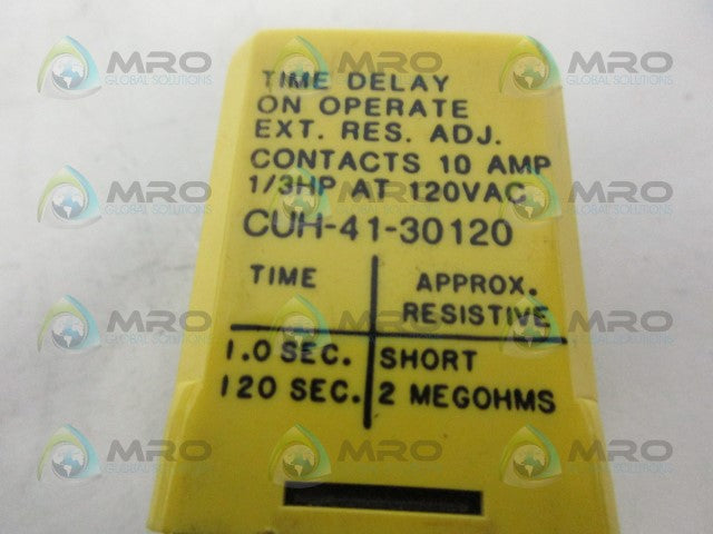POTTER & BRUMFIELD CUH-41-30120 TIME DELAY RELAY *NEW*