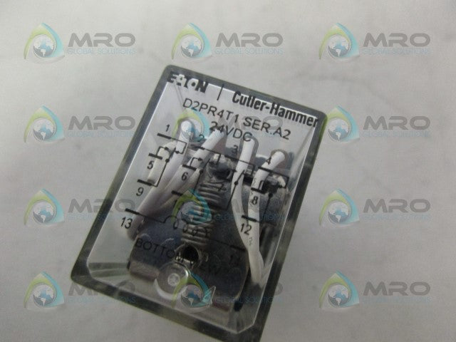 CUTLER HAMMER D2PR4T1 SER.A2 A4VDC RELAY *USED*