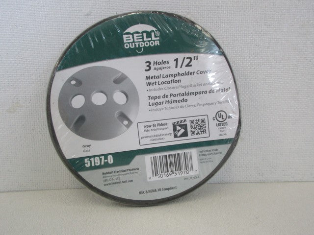 BELL OUTDOOR 51970 METAL LAMPHOLDER COVER *NEW IN ORIGINAL PACKAGE*