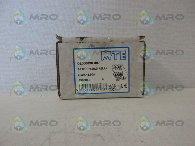 MTE 01.000130.007 OVERLOAD RELAY *NEW IN BOX*