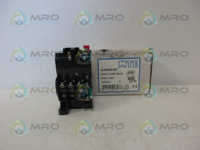 MTE 01.000130.007 OVERLOAD RELAY *NEW IN BOX*