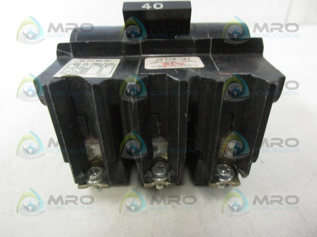 FPE NB340 40AMP 3POLE CIRCUIT BREAKER *NEW NO BOX*