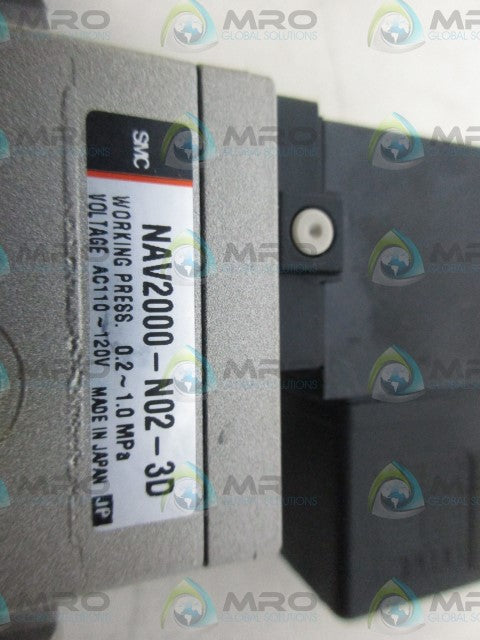 SMC NAV2000-N02-3D SOLENOID VALVE *NEW NO BOX*