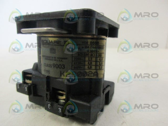 SQUARE D K2B002A CAM SWITCH *NEW NO BOX*