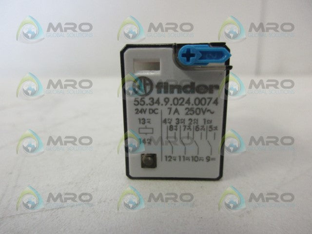FINDER 55.34.9.024.0074 RELAY *USED*