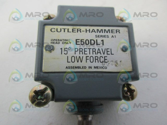 CUTLER HAMMER E50DL1 OPERATOR HEAD *USED*