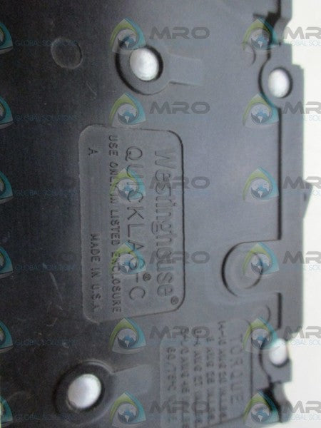 WESTINGHOUSE QC 30AMP 1POLE CIRCUIT BREAKER *USED*