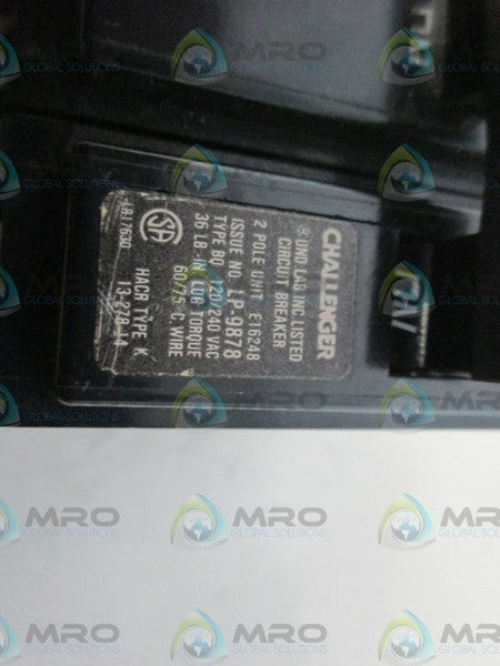 CHALLENGER BQ 20AMP 2POLE *USED*