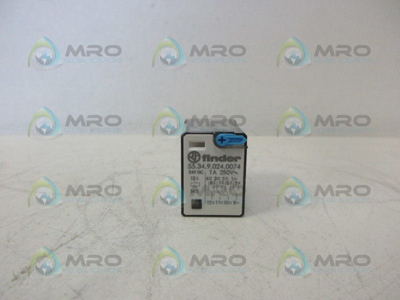 FINDER 55.34.9.024.0074 GENERAL PURPOSE RELAY *USED*
