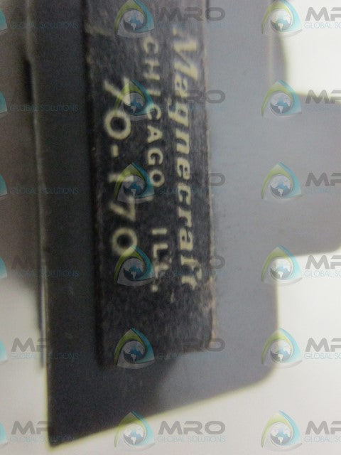 MAGNECRAFT 70-170 RELAY TERMINAL BLOCK *NEW NO BOX*