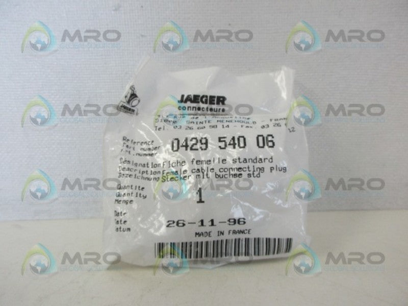 JAEGER 042954006 * NEW IN FACTORY BAG *