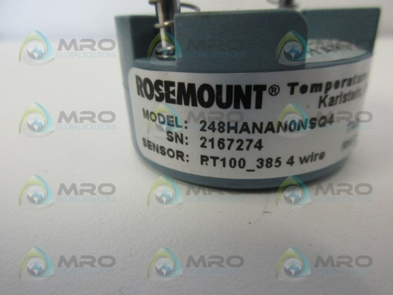 ROSEMOUNT 248HANAN0NSQ4 TEMPERATURE TRANSMITTER *NEW NO BOX*