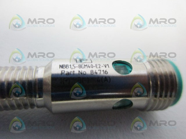 PEPPERL+FUCHS NBB1,5-8GM40-E2-V1 INDUCTIVE PROXIMITY SWITCH *NEW NO BOX*