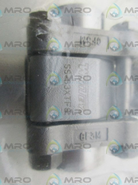 WHITEY SS-63XTF8 3WAY BALL VALVE *NEW IN FACTORY BAG*