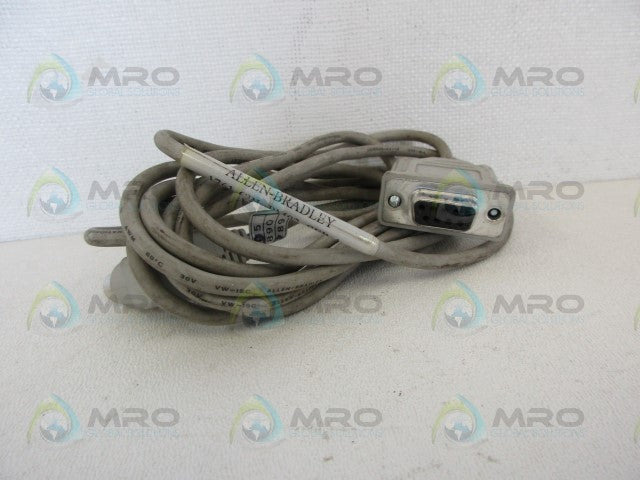 ALLEN BRADLEY MICROLOGIX 1761-CBL-PM02 SER. A PROGRAMMING CABLE *USED*