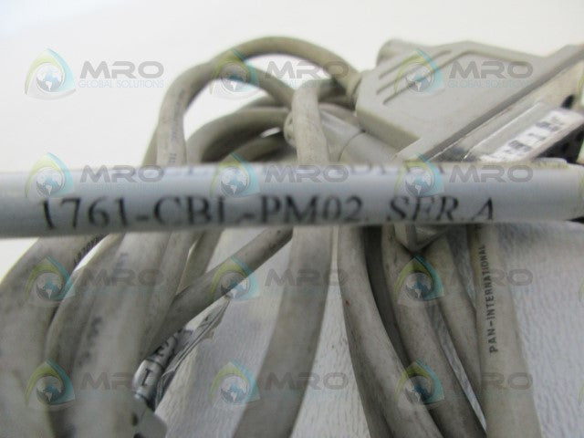 ALLEN BRADLEY MICROLOGIX 1761-CBL-PM02 SER. A PROGRAMMING CABLE *USED*