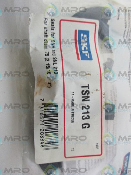 SKF TSN213G BEARING HOUSEING SEALS * NEW IN FACTORY BAG *