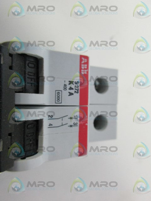ABB S272-K4 CIRCUIT BREAKER 4A *NEW NO BOX*