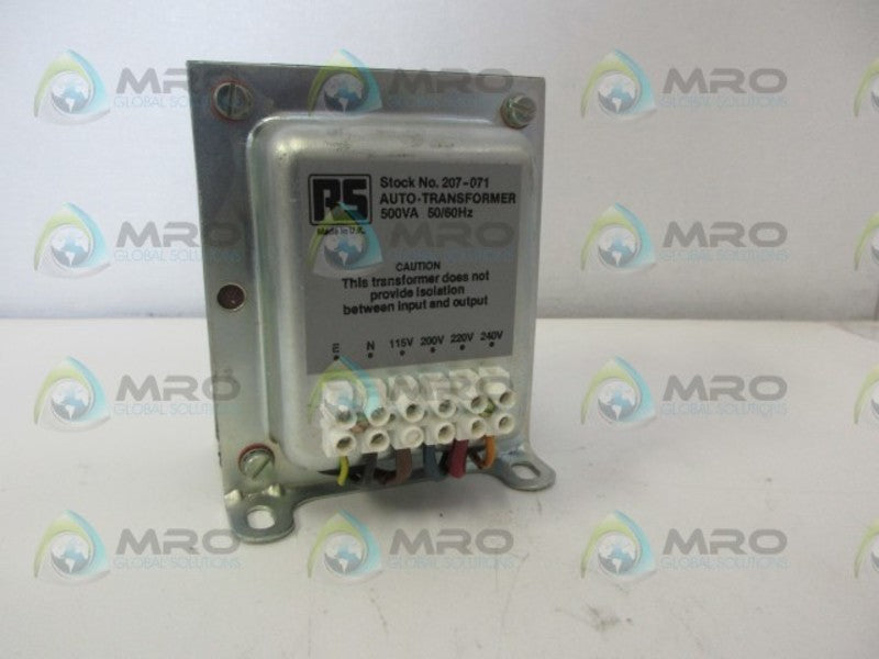 RS COMPONENTS 207-071 TRANSFORMER *NEW NO BOX*