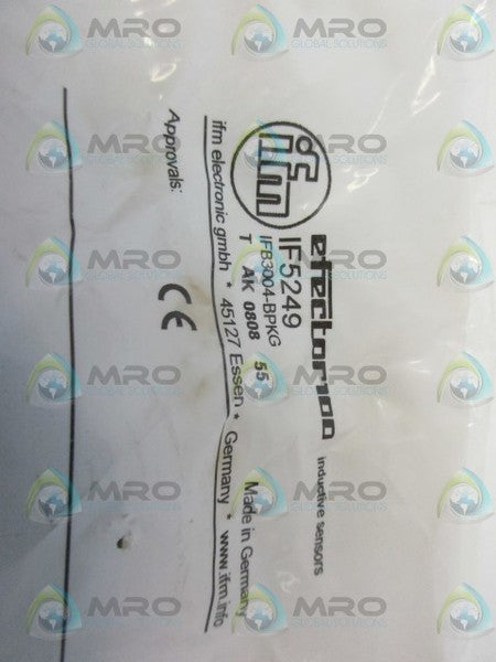 IFM EFECTOR IF5249 INDUCTIVE SENSOR *NEW IN FACTORY BAG*