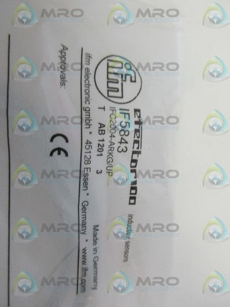 IFM EFECTOR IF5843 INDUCTIVE SENSOR *NEW IN FACTORY BAG*