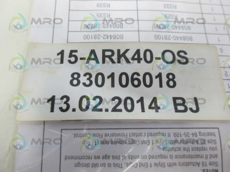 INDUSTRIAL MRO 15-ARK40-OS REPAIR KIT *NEW IN FACTORY BAG*