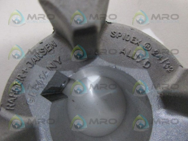 RAHMER + JANSEN 24/32 ALU/D SPIDEX COUPLING *NEW NO BOX*