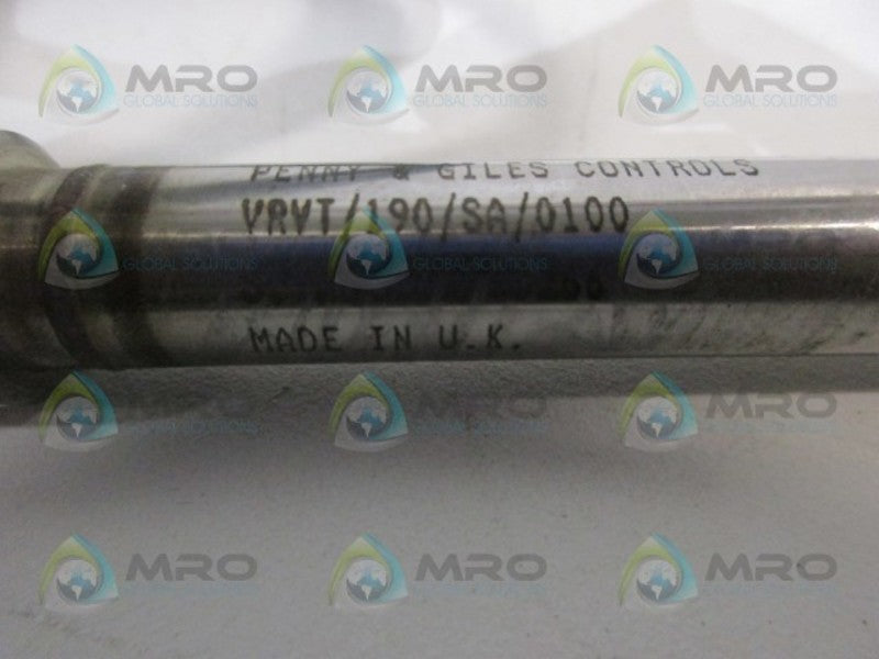 PENNY & GILES CONTROLS VRVT/190/SA/0100 *USED*