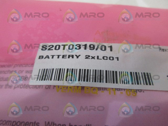 CONVERTEAM S20T0319/01 BATTERY LITHUM *NEW IN FACTORY BAG*