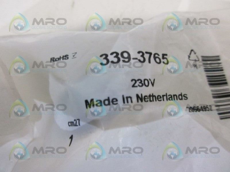 INDUSTRIAL MRO PART#339-3765 *NEW IN FACTORY BAG*