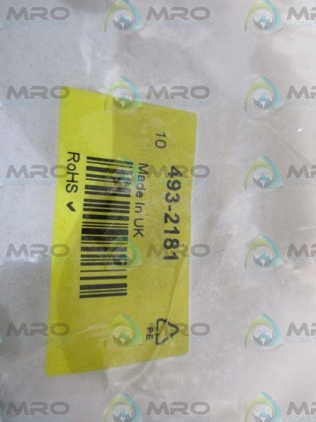INDUSTRIAL MRO PART#493-2181 *NEW IN FACTORY BAG*