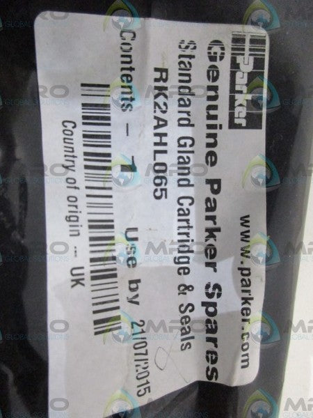PARKER RK2AHL065 STANDARD CARTRIDGE GLAND & SEALS *NEW IN FACTORY BAG*