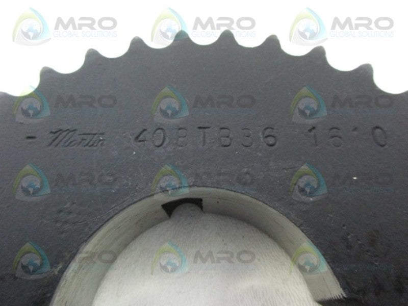 MARTIN 40BTB36 1610 36-TOOTH SINGLE ROW CHAIN SPROCKET *NEW NO BOX*