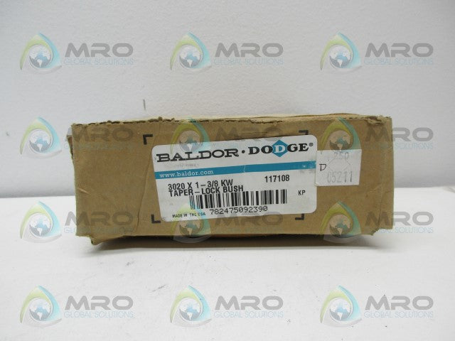 DODGE 117108 3020 TAPER LOCK BUSHING 1-3/8" *NEW IN BOX*