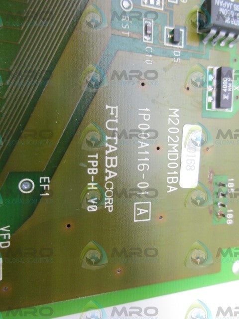 FUTABA M202MD01BA VACCUM FLUORSCENT DISPLAY *USED*