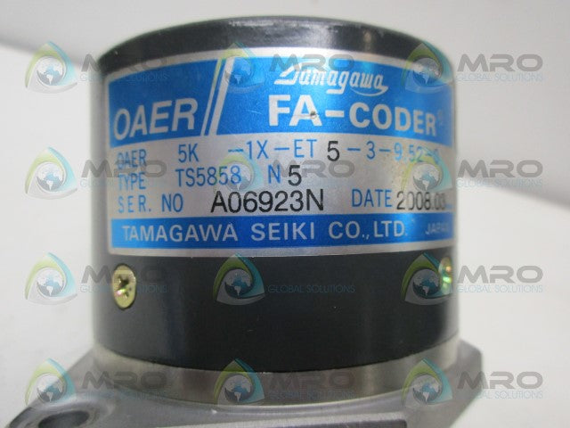 MITSUBISHI OAER-5K-1X-ET5-3-9.52-0 OAER FA-CODER *USED*
